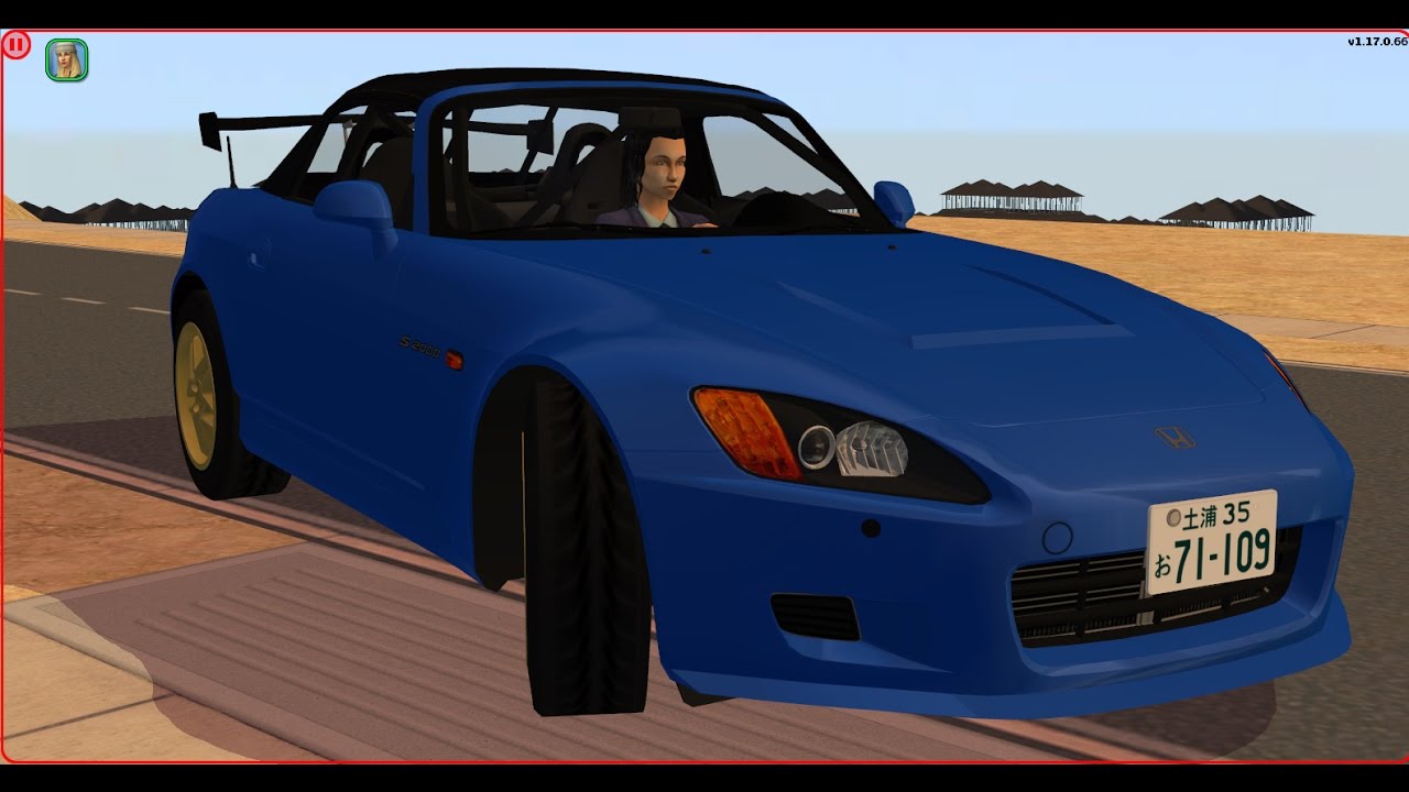 sims, car, mods, The Sims 2 (Video Game), sims2, 2000 Honda S2000 Tuned -In...