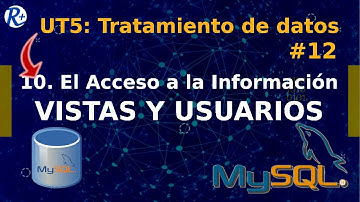 📢 Curso de BD 📮  UT5-12 📮  Como crear VISTAS y USUARIOS