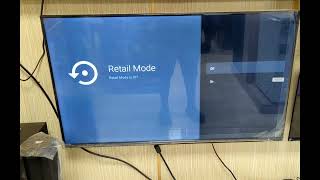 How To Turn On Off Retail Mode Haier Smart Tv