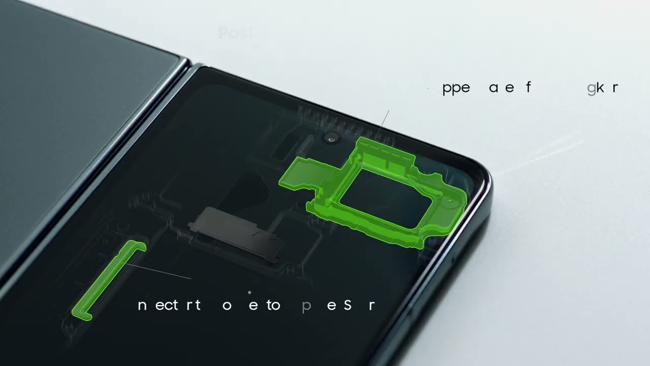 Recycled materials in Galaxy Z Fold4