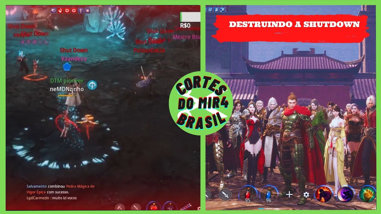 ARAPUCA PARA SHUTDOWN  DELETADOS | CORTES DO MIR4 BRASIL