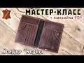 МК Кожаный холдер "Rogers" из итальянской кожи. Подробный мастер-класс + выкройка в PDF