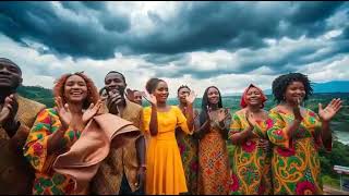 Joyful African Gospel Choir In Vibrant Colorful Tr  6 Mirror Loop Mix 1