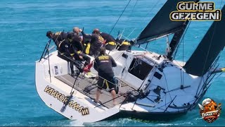 Bosphorus Cup Yelken Yarışları,hafta sonunu İstanbul boğazında geçirenlere keyif kattö