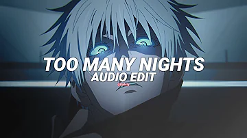 too many nights - metro boomin [edit audio]