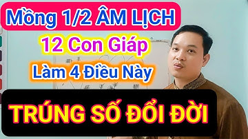 CÁT TINH CHIẾU RỌI 12 Con Giáp TRÚNG SỐ ĐỔI ĐỜI Khi Làm 4 Điều Này Ngày 1/2 ÂM LỊCH/ Cậu Thành Tử Vi