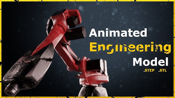 Animated Engineering Model  | (from STEP / STL files)