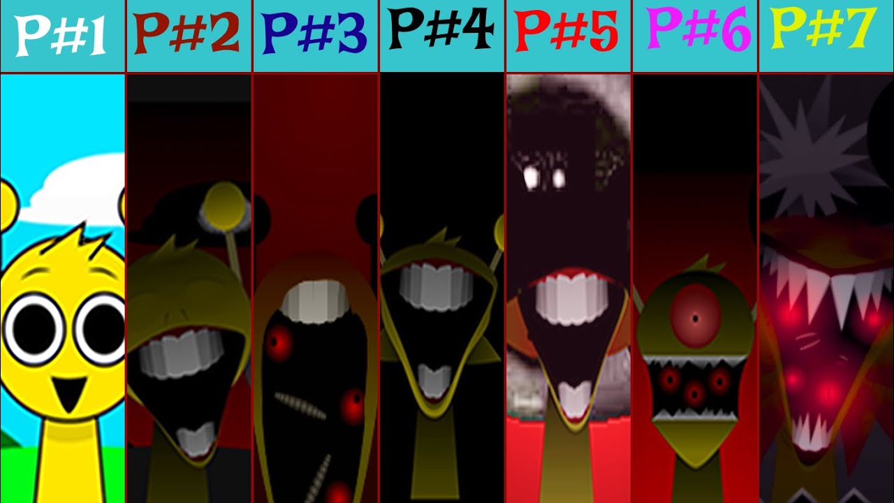 Sprunki evolition Phase 1 VS 7