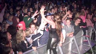 Fergie gets amongst the crowd at B Festival