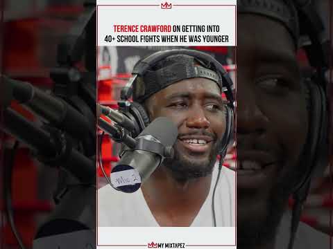 Terence Crawford on getting into 40+ school f!ghts when he was younger 😂😂