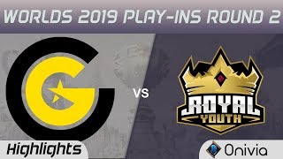 CG vs RY Highlights Game 2 Worlds 2019 Play in Round 2 Clutch Gaming vs Royal Youth by Onivia