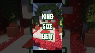 🍄 Dieses Minecraft Bett Design ist ANDERS! 🍀 #minecraft #shorts #tutorial