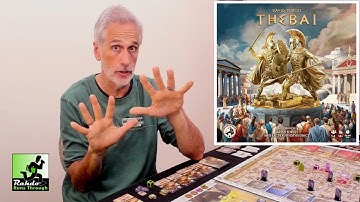 Thebai ►►► Designer David Turczi + publisher Board & Dice = crunchy euro goodness! :)