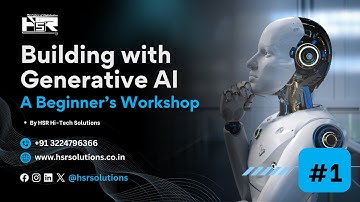 🚀 Building with Generative AI | Beginner’s Workshop on AI & ChatGPT (Session 1)