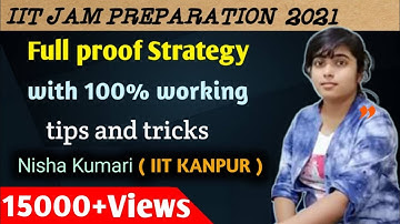IIT JAM Chemistry 2021 | IIT JAM Chemistry topper interview | Tips and tricks for IIT jam by Topper