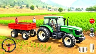 Real Indian Tractor Farming Simulator 3D - Indian Farming Tractor Driving - Android GamePlay  screenshot 3