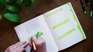 BULLET JOURNAL JUIN thème cerises - Plan With Me June