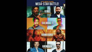 Mega Star Battle 😱 SRK vs Abhishek | Ajay vs Akshay | Ranbir vs Yash 🔥