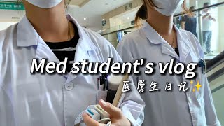 China med school vlog5th year med studentstudy motivationconcert, moviegynaecology rotation