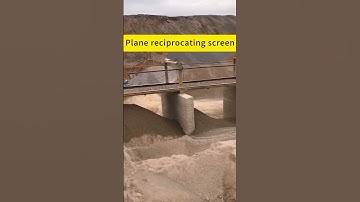 Plane reciprocating screen is also called swing screen, #reciprocating #flatscreen #riverpebbles