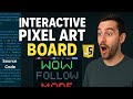 Create a Pixel Art Board with JavaScript (Fun HTML & CSS Project)