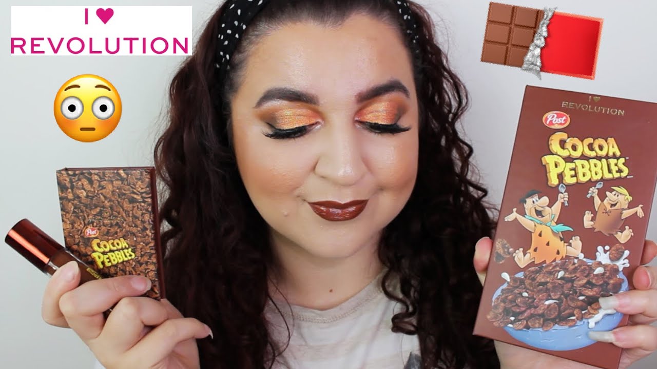 I HEART REVOLUTION COCOA PEBBLES COLLECTION REVIEW, TUTORIAL AND COLLAB WITH LUCESTEPHENSON