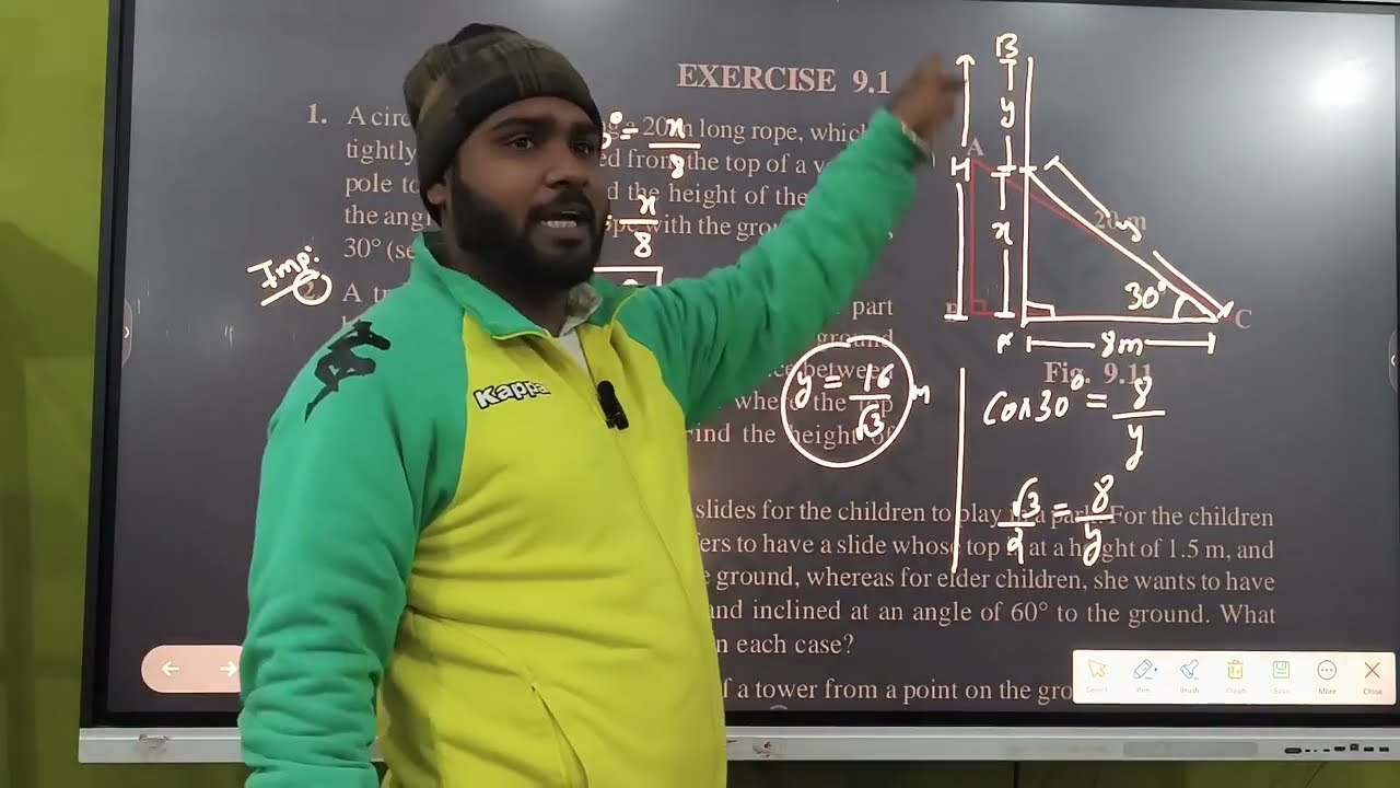 Application of trigonometry class 10 ncert oneshot | Chapter 8 CLASS 10 NCERT 💪 