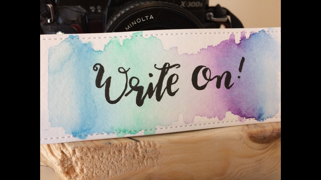 HAND LETTERING 101 - LEARN WITH ME!