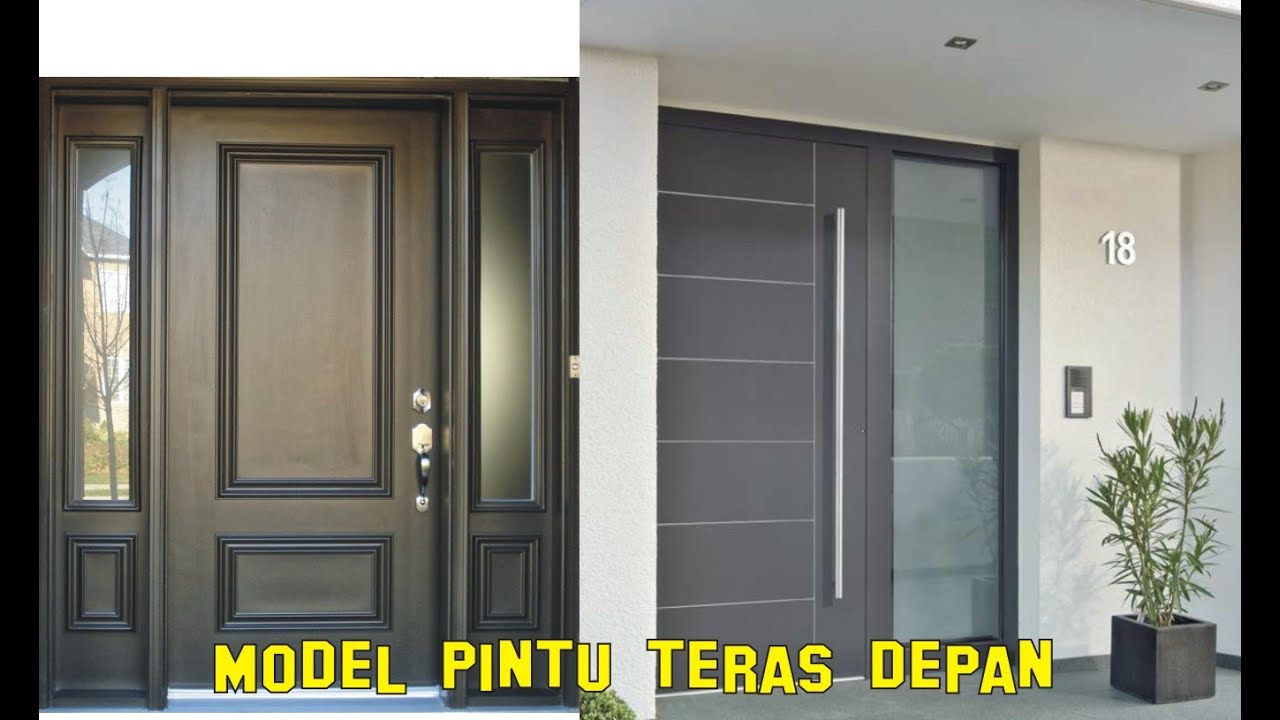 Desain Model Pintu Utama Rumah Minimalis Terbaru Youtube