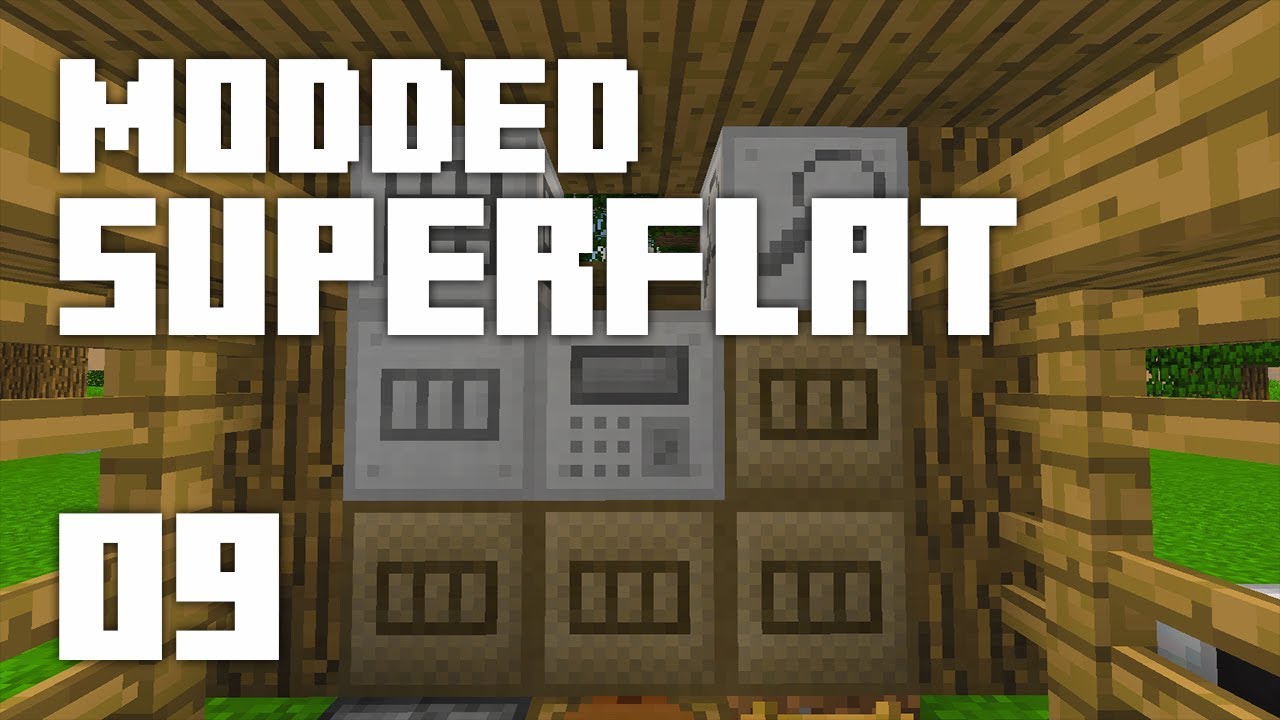Modded Superflat - UPGRADES! | Ep. 9 | Modded Minecraft Survival ...