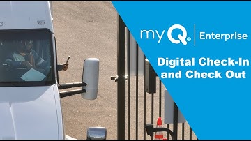 Digital Check-in and Check-out with myQ Enterprise