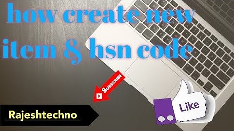 How to create new item and link with hsn code in evershine software in dos|Rajesh kumar