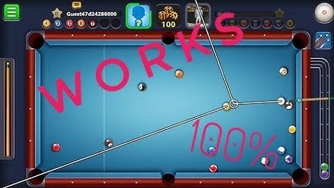 How to get unlimited guideline in 8 BALL POOL (ANDRIOD/IOS)