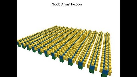 Roblox Noob Army Tycoon. Part 1