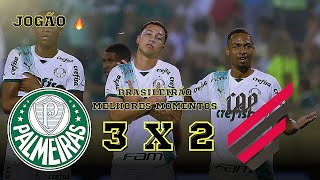 Palmeiras 3 x 2 Athletico-PR - Melhores Momentos - Brasileirão Sub-20 2024