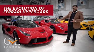 GVE Showroom: The Evolution of Ferrari's Hypercars | GVE London