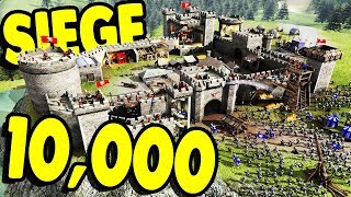 HUGE Castle Siege SIMULATOR | Stronghold 2 Steam Edition Gameplay