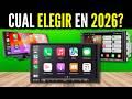 MEJORES Pantallas para Autos con CarPlay y Android Auto ✅ ¿Cuál Vale la Pena? 2026