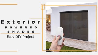 Motorized outdoor window shades from Amazon