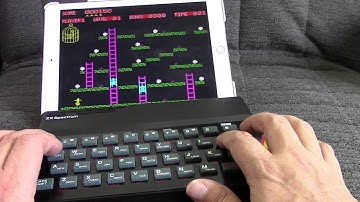NEW - Recreated ZX Spectrum: Syncing to Bluetooth & first play - Chuckie Egg
