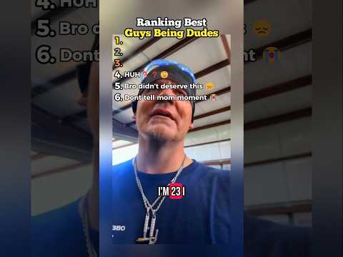 Ranking Guys Being Dudes Videos 😎 #best #funny