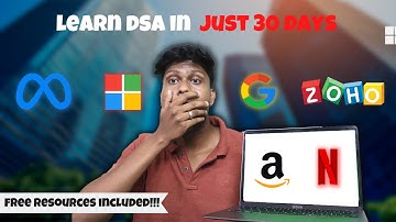 Learn dsa under just 30 days | tamil | prep dude