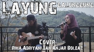 Layung Galunggung - Rika Rafika (Versi Akustik Gitar) Cover by Rima Adriyani & Anjar Boleaz