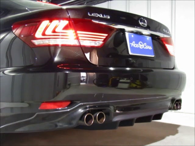 LEXUS レクサス LS460 Fスポーツ TRD スポーツマフラー サウンド - YouTube