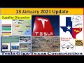 Tesla Gigafactory Texas 13 January 2021 Cyber Truck & Model Y Factory Construction Update (08:30AM)