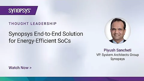 Synopsys End-to-End Solution for Energy-Efficient SoCs