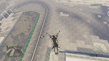 Upside-down Oppressor MK2 kill in GTA V