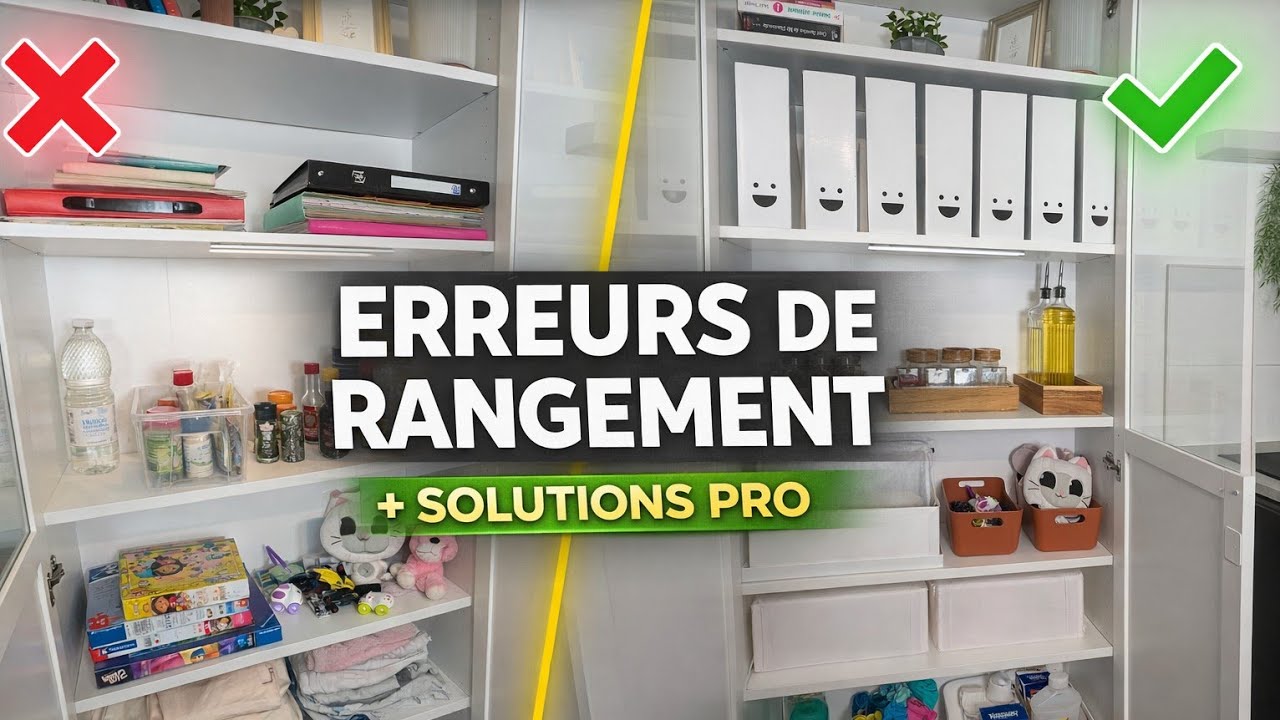 ❌ ERREURS DE RANGEMENT+ SOLUTION ❎