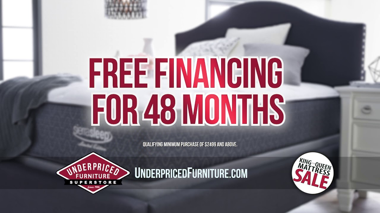 Underpriced Furniture King for a Queen Mattress Sale YouTube