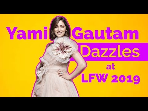 Yami Gautam walk the ramp at Lakme Fashion Week 2019